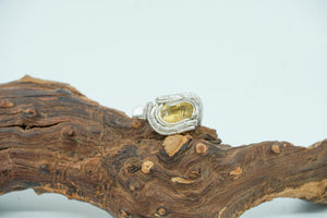 Citrine and Silver Ring