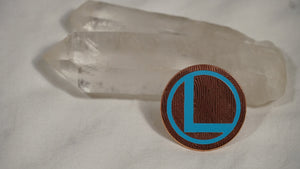 Lattice Logo Pin - Copper