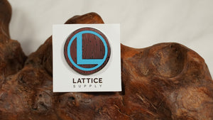 Lattice Logo Pin - Black Nickel
