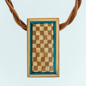 Lattice Checkerboard Pendant