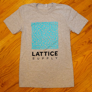 Lattice Print One - Grey